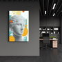 Wallity Pintura Decorativa de Vidrio Templado Multicolor 46 x 72 cm